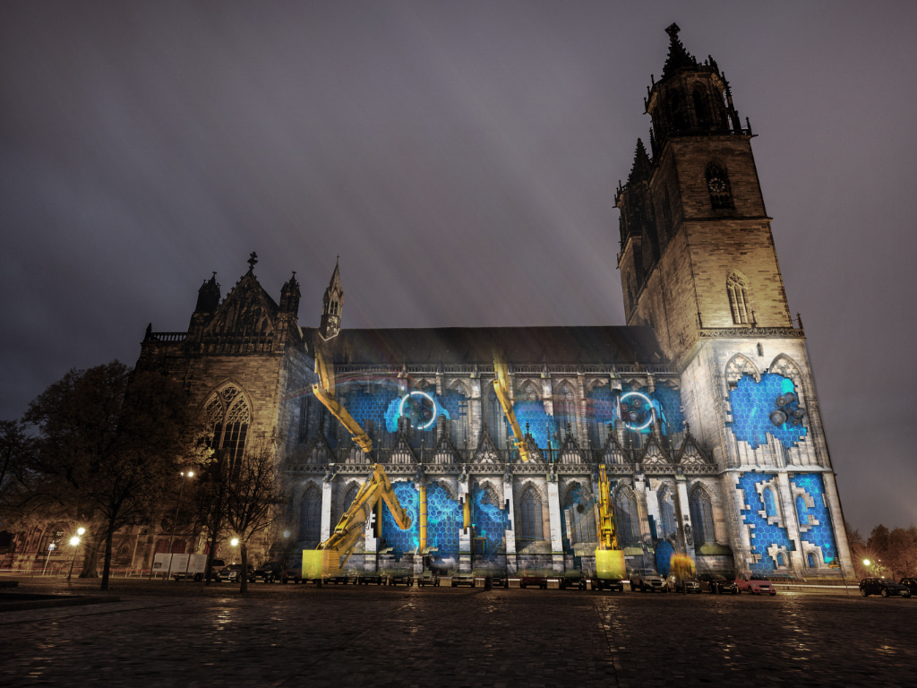 Magdeburg in Light 2020 + 2021 (Germany)